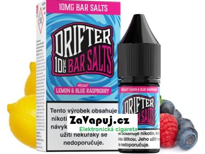 liquid drifter bar salts lemon and blue raspberry ice 10ml 10mg