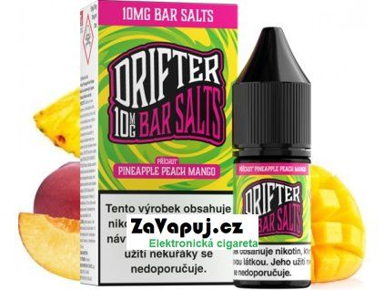 liquid drifter bar salts pineapple peach mango 10ml 10mg