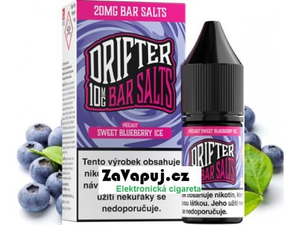 liquid drifter bar salts sweet blueberry ice 10ml 10mg