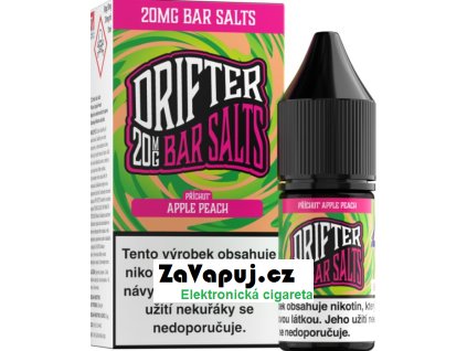 liquid drifter bar salts apple peach 10ml 20mg