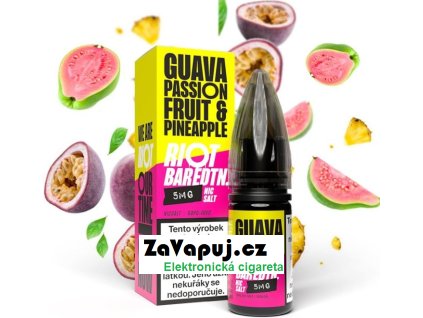 liquid riot bar edtn salt guava passionfruit pineapple guava marakuja a ananas 10ml 10mg