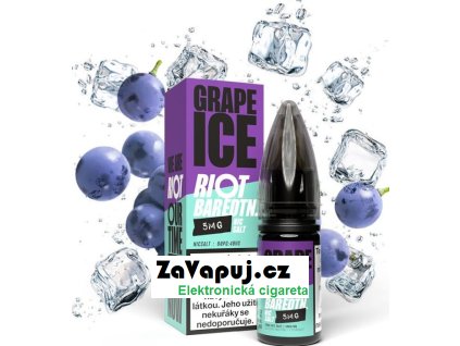 liquid riot bar edtn salt grape ice ledove hroznove vino 10ml 20mg