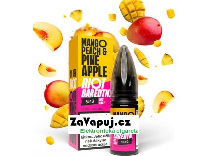 liquid riot bar edtn salt mango peach pineapple mango broskev a ananas 10ml 20mg