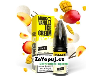 liquid riot bar edtn salt mango vanilla ice cream mangovo vanilkova zmrzlina 10ml 10mg