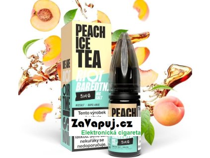 liquid riot bar edtn salt peach ice tea ledovy broskvovy caj 10ml 20mg