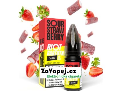 liquid riot bar edtn salt sour strawberry kysela jahoda 10ml 10mg
