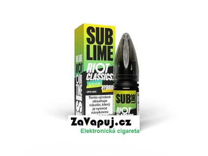 Liquid Riot Hybrid Salt Sublime (Citronovo-limetkový mix) 10ml 10mg