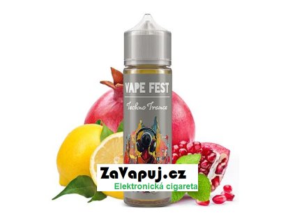 Příchuť Vape Fest S&V: Techno Trance (Granátové jablko, citron a máta) 10ml