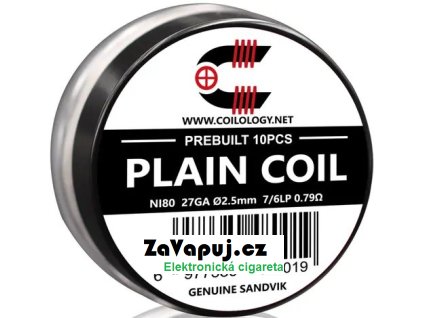 coilology plain predmotane spiralky ni80 079ohm