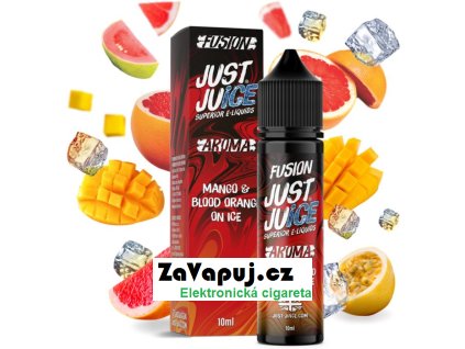 prichut just juice sv 10ml fusion mango blood orange on ice