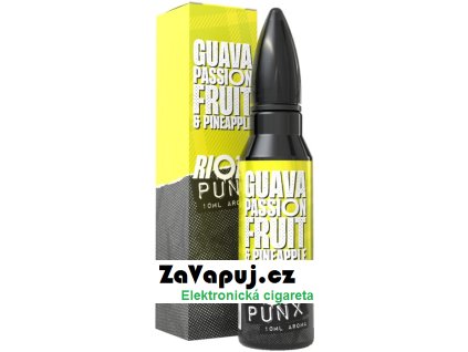 prichut riot squad punx sv 10ml guava passionfruit pineapple guava marakuja a ananas