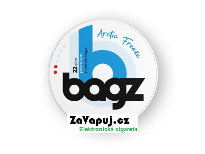 bagz arctic freeze mentol a mata 8mg nikotinove sacky