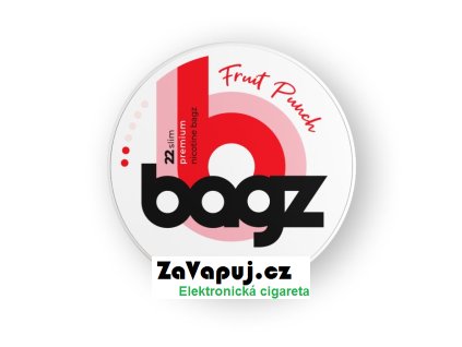 bagz fruit punch ovocny punc 8mg nikotinove sacky