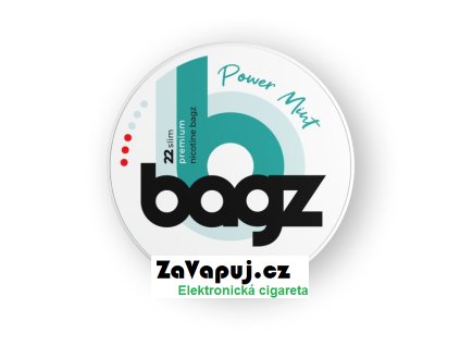 bagz power mint silna mata 16mg nikotinove sacky