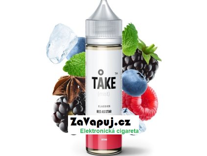 Příchuť ProVape Take Mist S&V 10ml: Red As Star (Bobulovitý mix s anýzem)