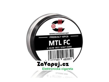 Předmotané spirálky Coilology Classic MTL Fused Clapton (10ks) odpor 0,6ohm