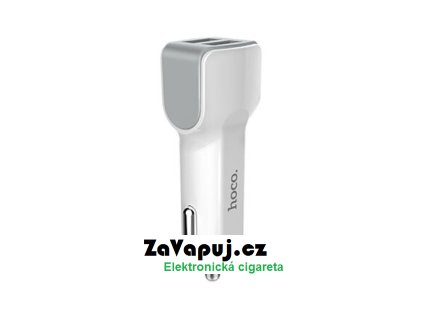 Autoadaptér Hoco Z23 Dual Port (12V / 24V) (Bílý)