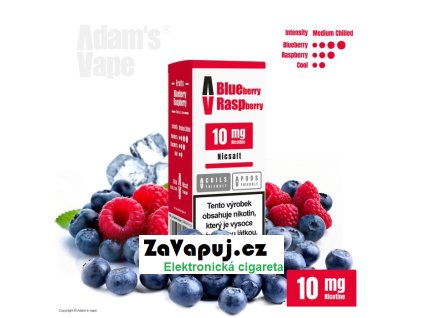 Liquid Adam´s Vape SALT Blueberry Raspberry 10ml - 10mg