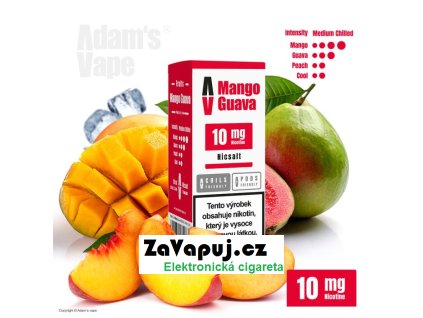 liquid adams vape salt mango guava 10ml 10mg