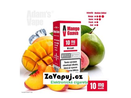 Liquid Adam's Vape SALTS Mango Guava (Tropické mango a guava) 10ml 10mg