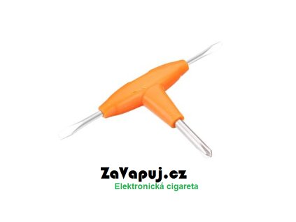 Mini šroubovák T 3v1 pro DIY atomizéry - křížový/plochý