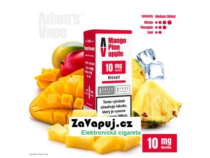 liquid adams vape salt mango pineapple 10ml 10mg