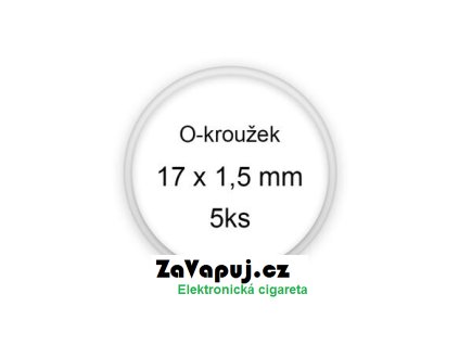 Sada O-kroužků / těsnění 17x1,5 mm (5ks)