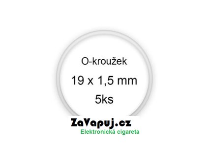 Sada O-kroužků / těsnění 19x1,5 mm (5ks)