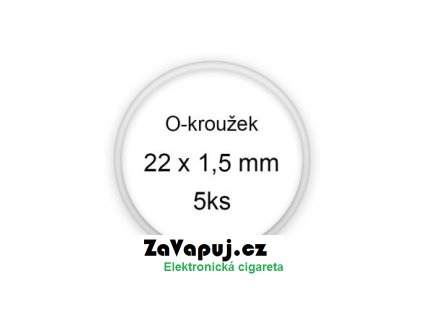 Sada O-kroužků / těsnění 22x1,5 mm (5ks)