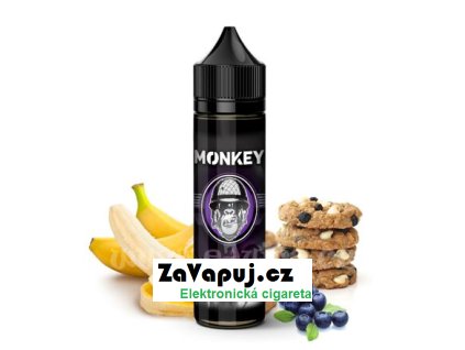 Příchuť Monkey S&V: Monkey Cookie (Sušenka s banánem a borůvkou) 10ml