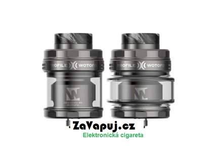 Clearomizér Wotofo Profile X RTA Gunmetal 5ml/8ml