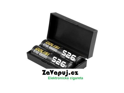 Baterie Golisi S26 INR 18650 / 35A (2600mAh) (2ks + pouzdro)