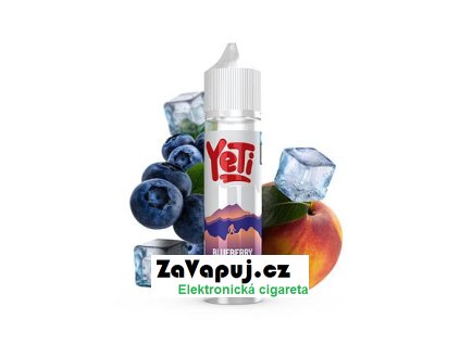 Příchuť Yeti Summit Series S&V: Blueberry Peach Ice (Ledová borůvka a broskev) 10ml