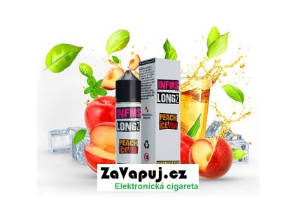 Příchuť Infamous LongZ S&V: Peach Ice Tea (Vychlazený broskvový čaj) 10ml