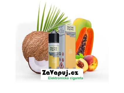 Příchuť Pacha Mama S&V: Peach Papaya Coconut (Broskev, papája, kokos) 10ml
