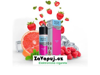 Příchuť Pacha Mama S&V: Pink Berry Ice (Bobulovitý mix s grapefruitem a kooladou) 10ml