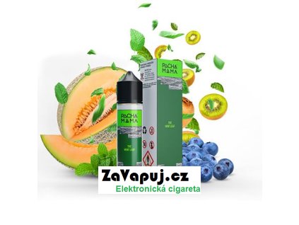 Příchuť Pacha Mama S&V: The Mint Leaf (Borůvka, kiwi, máta a cukrový meloun) 10ml