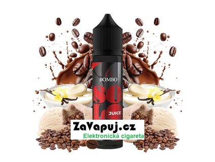 Příchuť Bombo Solo Juice S&V: Coffee Vanilla Custard Cream (Káva s vanilkovým krémem) 15ml