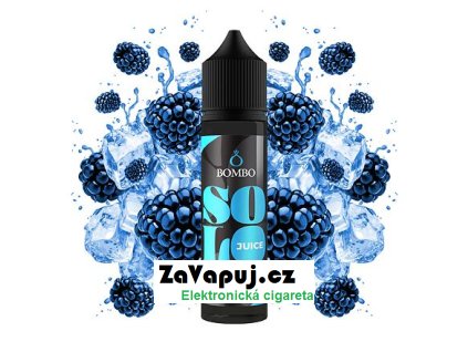 Příchuť Bombo Solo Juice S&V: Blue Razz Ice (Ledová modrá malina) 15ml