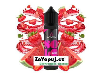 Příchuť Bombo Solo Juice S&V: Watermelon Strawberry (Vodní meloun a jahoda) 15ml