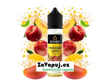 Příchuť Bombo Wailani Juice S&V: Peach and Mango (Broskev a mango) 15ml