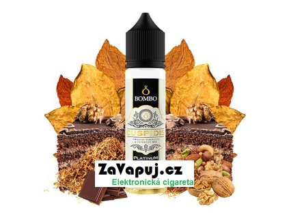 Příchuť Bombo Platinum Tobaccos S&V: Cuspidis (Světlý tabák s čokoládou a oříšky) 15ml