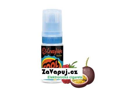 Příchuť CrazyVape: COOL (Chladivá ostružina s tropickým ovocem) 10ml