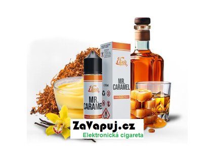 Příchuť Infamous Elixir S&V: Mr. Caramel (Sladký tabák s karamelem a bourbonem) 10ml