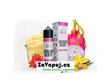 Příchuť Infamous Elixir S&V: Dragonberry (Jahody, dračí ovoce a pudink) 10ml