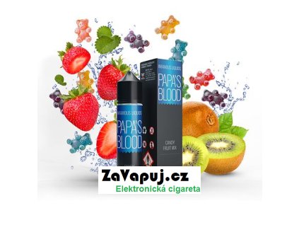 Příchuť Infamous Originals S&V: Papa Smurf's Blood (Ovocné želé bonbony) 10ml