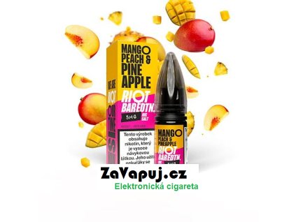 Liquid Riot BAR EDTN Salt Mango Peach Pineapple (Mango, broskev a ananas) 10ml 5mg