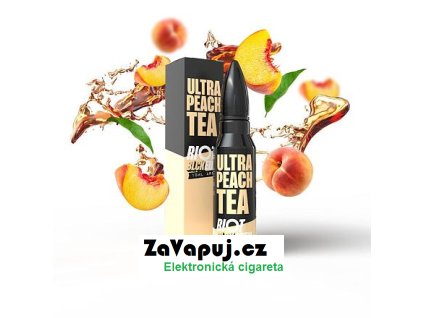 Příchuť Riot Squad BLCK EDTN S&V: Ultra Peach Tea (Ledový broskvový čaj) 10ml