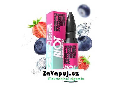 Příchuť Riot BAR EDTN S&V: Strawberry & Blueberry Ice (Ledová jahoda & borůvka) 10ml