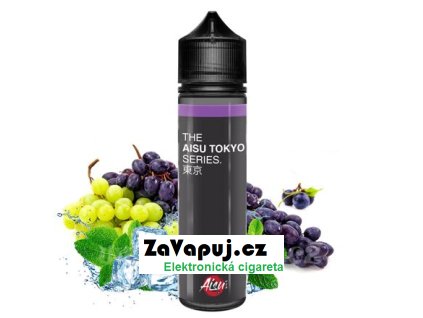 Příchuť ZAP! Juice S&V: AISU TOKYO Grapelicious (Hroznové víno s mentolem) 10ml